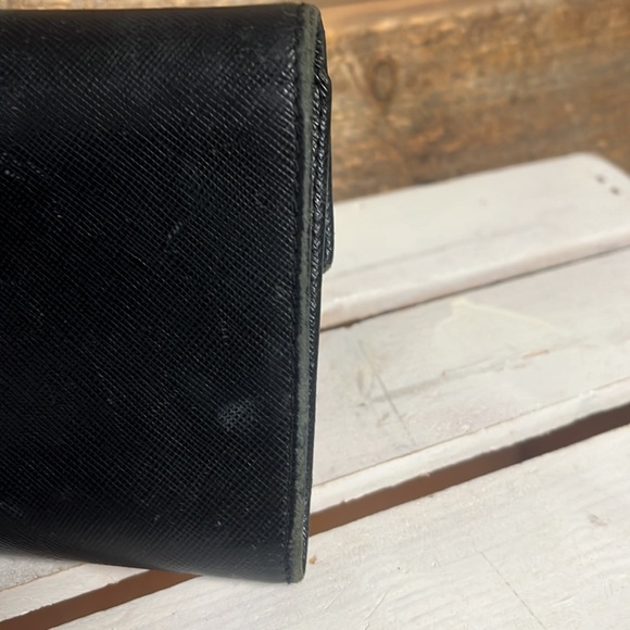 Original Prada Black Saffiano Leather Wallet with Milano logo - Picture 4 of 14